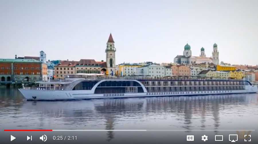 Travel Agent News for AmaMagna Rendering and New River Cruise Ship