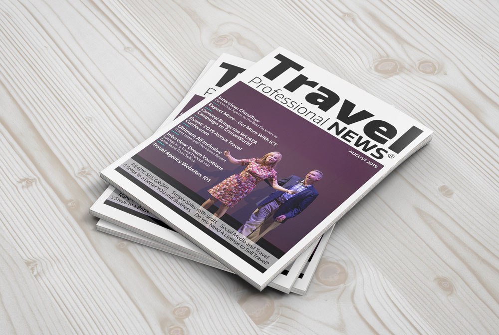 August 2019 Issue of Travel Professional NEWS for Travel Agents