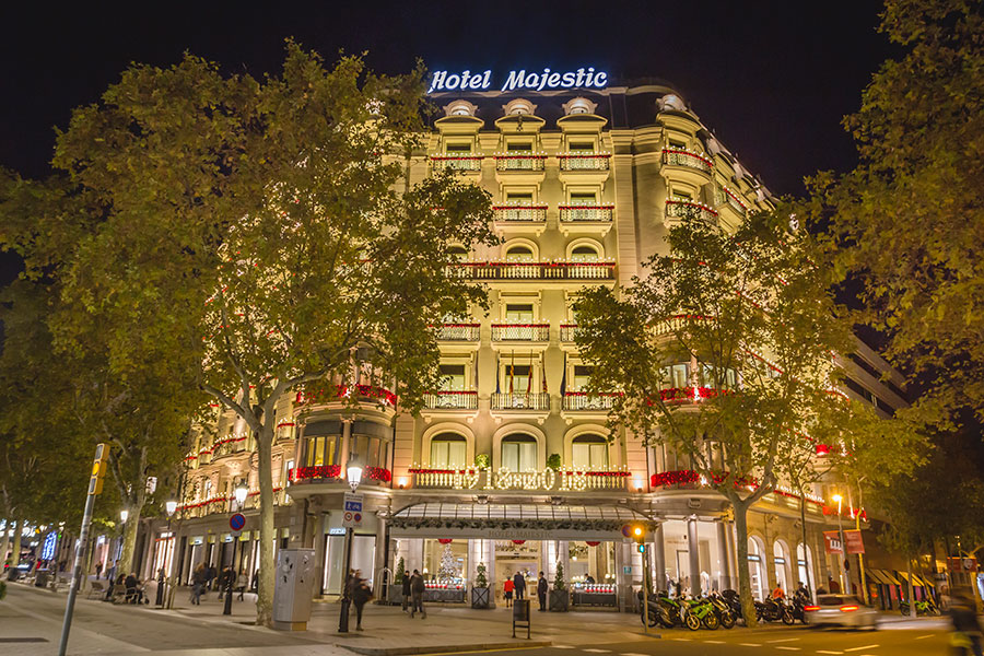 Spend the Holidays at Majestic Hotel & Spa Barcelona