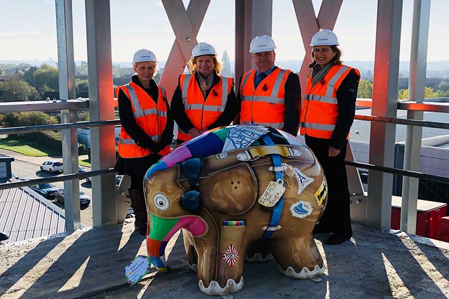 Ipswich-based Fred. Olsen companies celebrate ‘Topping Out’ of new multi-million-Pound extension to Fred. Olsen House headquarters
