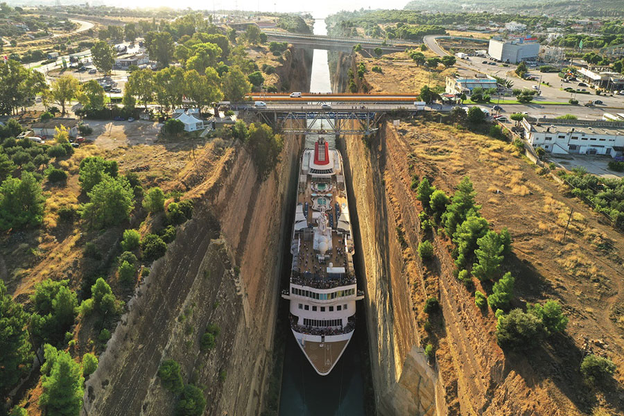 Fred. Olsen Cruise Lines unveils third Corinth Canal sailing in first glimpse of 2021/22 ocean programme