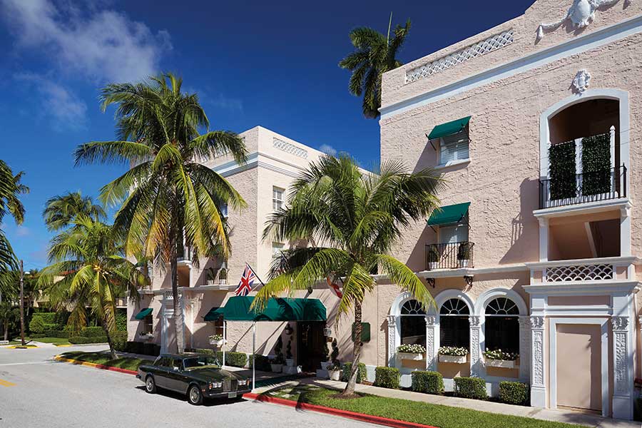 The Chesterfield Palm Beach Awarded '#1 Hotel in Florida' by Conde' Nast Traveler's Reader's Choice Awards