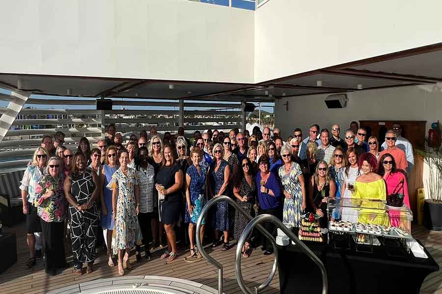 Dream Vacations’/CruiseOne®’s Leading Travel Professionals Celebrate In Style Aboard Seabourn Odyssey