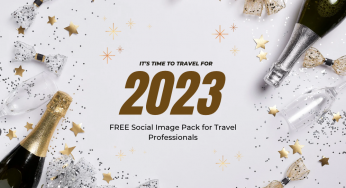Free Download – Happy New Years Travel! – Social Image Pack for Travel Professionals