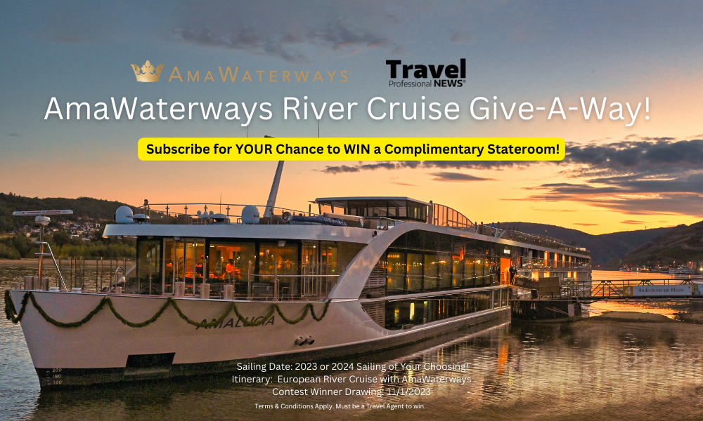 Enter to WIN a Free AmaWaterways River Cruise proviced by AmaWaterways and Travel Professional NEWS