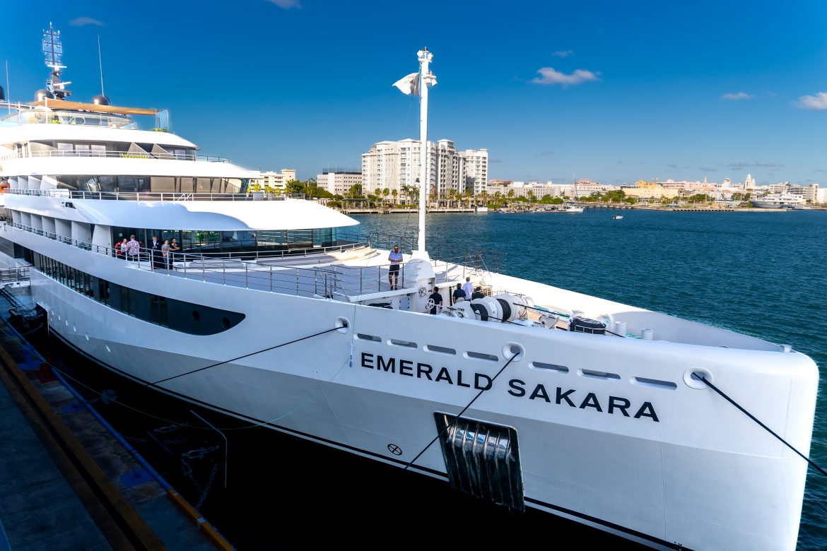 Emerald Cruises’ Newest Luxury Yacht, Emerald Sakara, Christened in San Juan by CLIA President and CEO Kelly Craighead