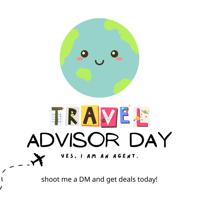 Social Media Happy Travel Advisor Day 2024 Free Image Pack!