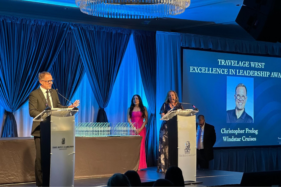 Windstar Cruises President Christopher Prelog Receives TravelAge West Excellence in Leadership Award