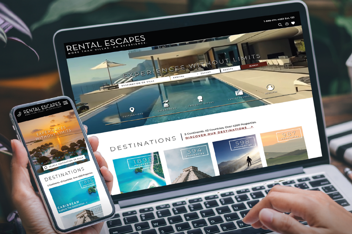 Rental Escapes Unveils Comprehensive Rebrand, Elevating Luxury Villa Rental Experience