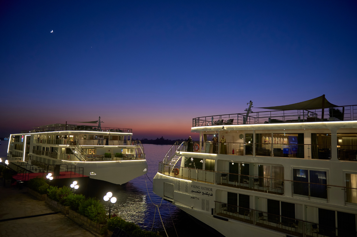 Viking Names Two Newest Nile River Ships in Luxor