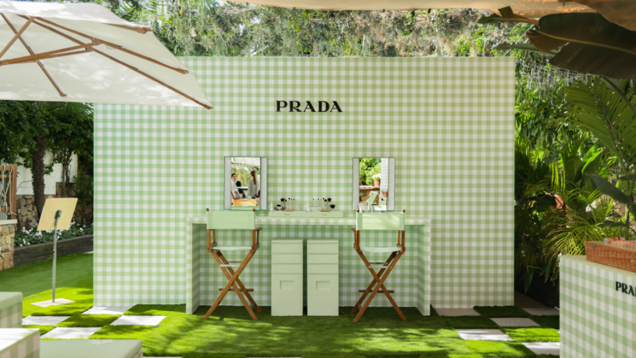 Prada Beauty Unveils An *Exclusive* Spring Pop-Up At Puente Romano