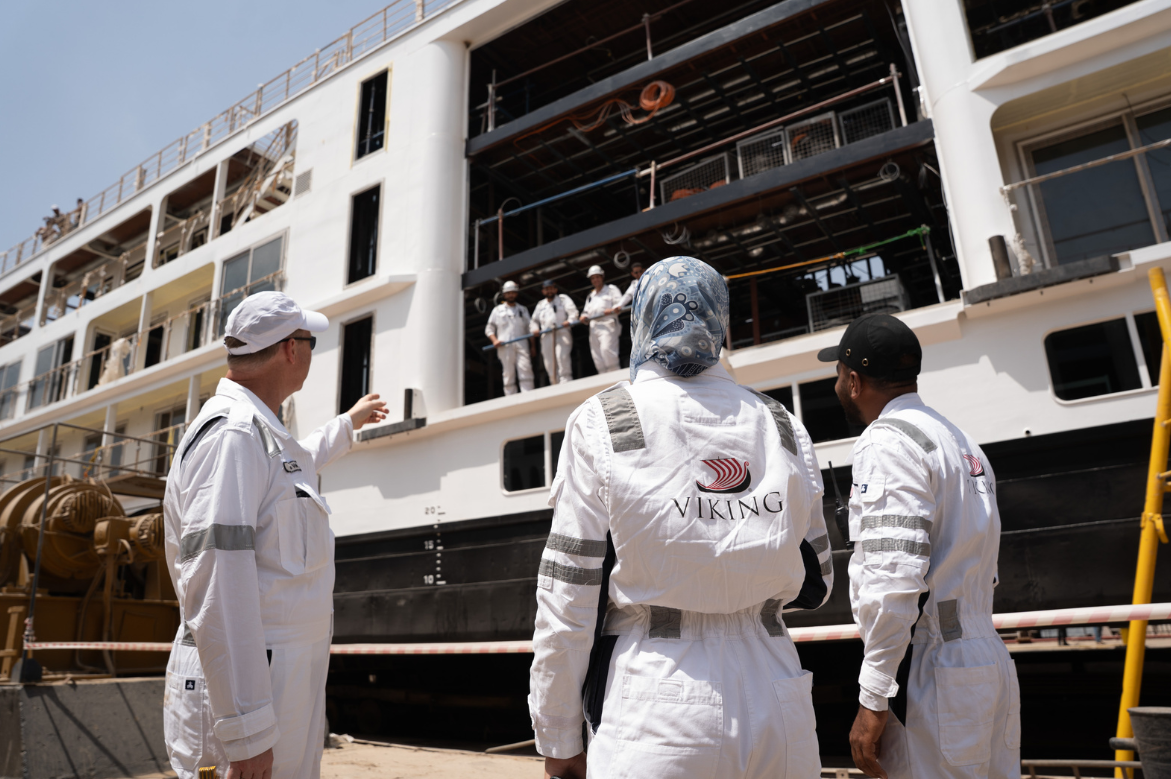 Viking Floats Out Newest Nile River Ship