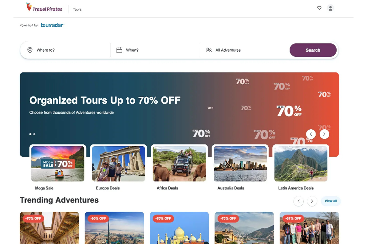 HolidayPirates and TourRadar Join Forces to Offer Travel Tours and Activities to U.S. Deal Seekers