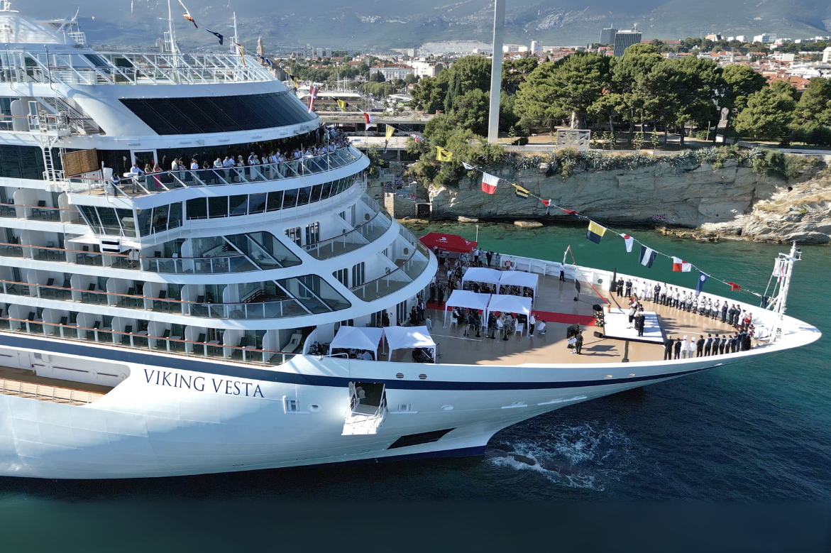 Viking Names Newest Ocean Ship in Croatia