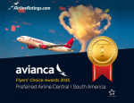 Avianca Recognized as Central and South America’s Favorite Airline in 2025 Flyers’ Choice Awards