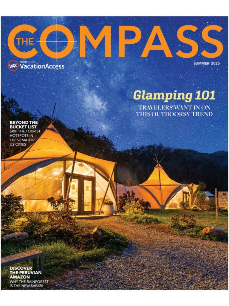 Go Anywhere But the Beach With The Compass Magazine - Written By: Jenna Buege, Senior Editor for VAX VacationAccess