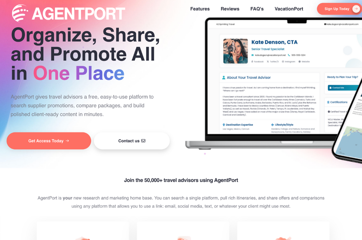 VacationPort to Launch Free AgentPort Hub, Unifying Tools and Empowering Advisors