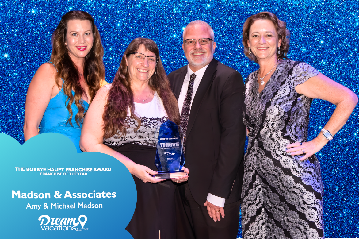 2025 Dream Vacations & CruiseOne National Conference Shines Spotlight on Top Travel Advisors—Madson & Associates Receive Franchise of the Year