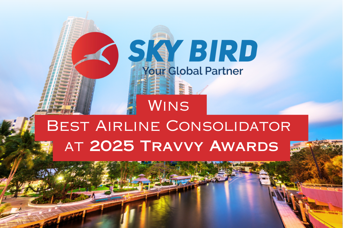 Sky Bird Wins Best Airline Consolidator at 2025 Travvy Awards