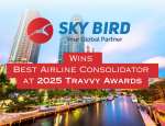 Sky Bird Wins Best Airline Consolidator at 2025 Travvy Awards