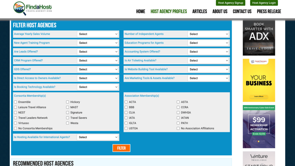 Why FindAHostTravelAgency.com Is a Must-Use Tool for Travel Advisors — and How to Use It - Contributed by: Travel Professional NEWS
