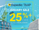 Start the Year with Big Savings: Expedia TAAP’s January Sale Offers 25%+ Off Hotels Worldwide