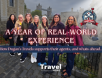 Group of independent travel advisors attending a real-world educational experience with Dugan’s Travels