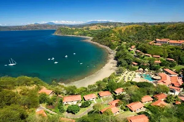 Aerial view of Secrets Papagayo on Costa Rica's Gulf of Papagayo
