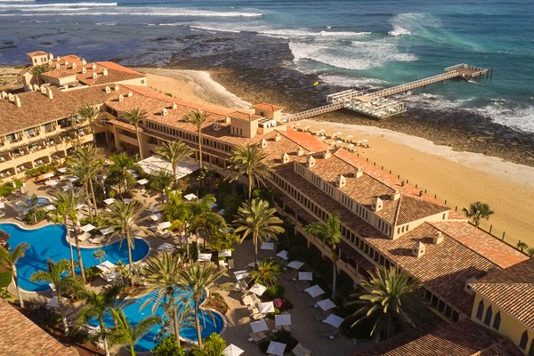 Aerial view of Secrets Bahia Real Resort and Spa in Fuerteventura