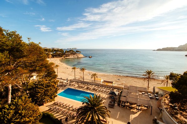 Sea and pool views at Secrets Mallorca Villamil