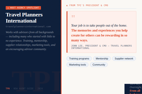 How to Become a Travel Agent Without Experience in 2026 - Tom Ogg, Co-Founder and Co-Owner - Travel Professional NEWS - 02_become-travel-agent-2026_tpi-spotlight_600x400