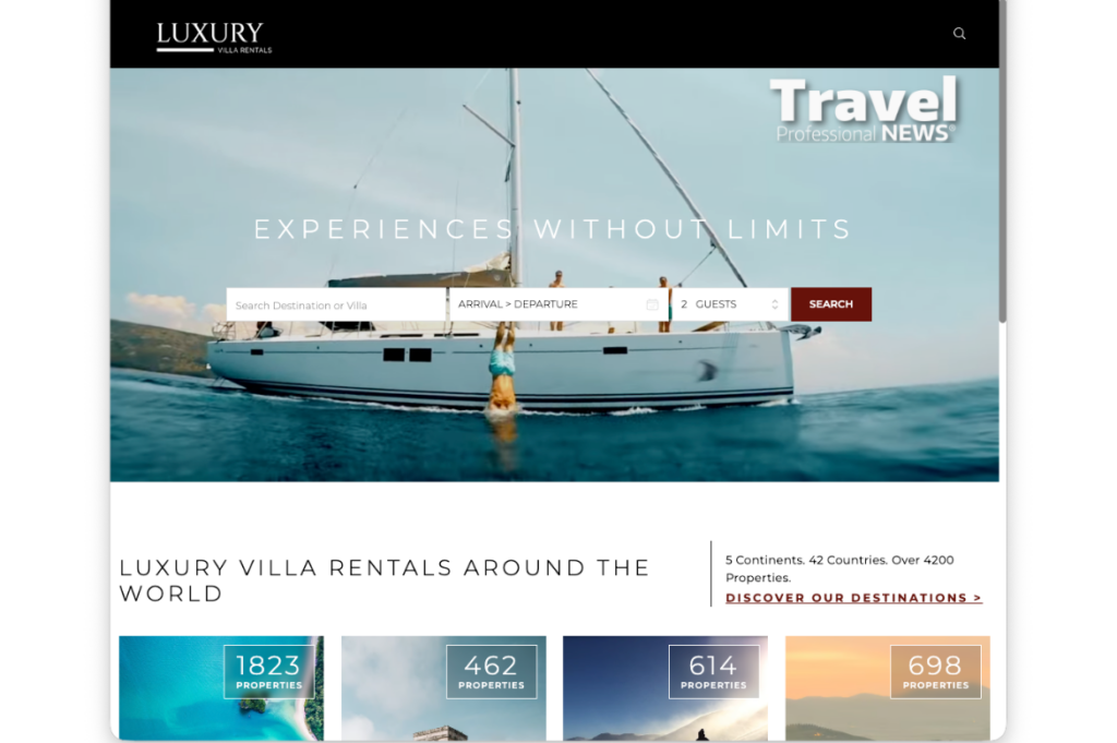 Rental Escapes Launches Fully Customizable, White-Labeled Website for Travel Advisors Selling Luxury Villa Rentals