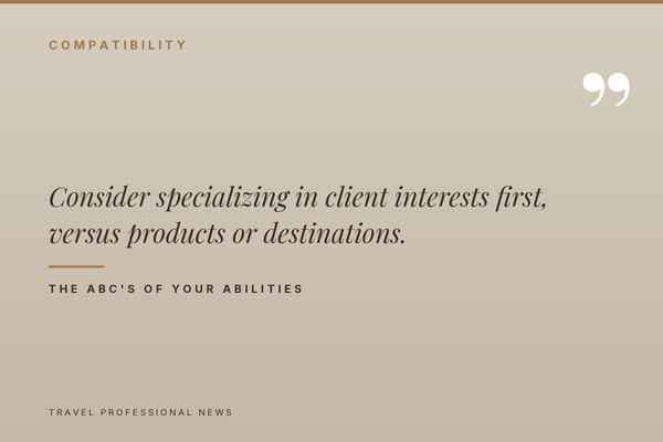 Quote card: consider specializing in client interests first