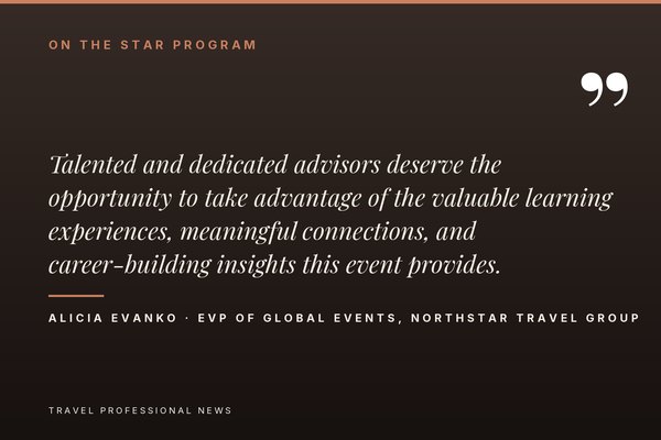 Alicia Evanko, EVP of Global Events for Northstar Travel Group, on the STAR Program