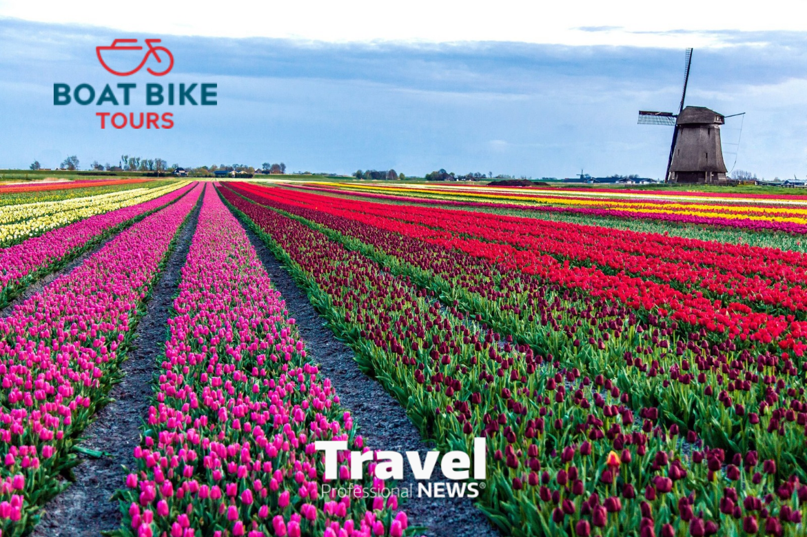 New Boat Bike Tours Tulip Itinerary is a Discovery of Holland’s Colors, Comforts