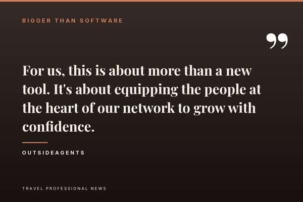 Pull quote from OutsideAgents on equipping advisors to grow with confidence