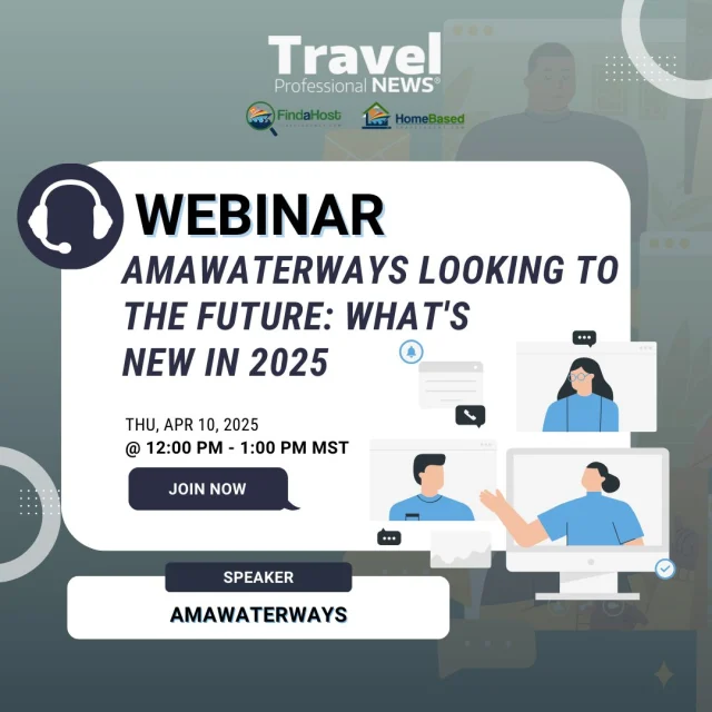 🔔 TODAY!! 
Webinar: AmaWaterways Looking to the Future: What's New in 2025
🗓️ When: Thu, Apr 10, 2025 | 12:00 PM - 1:00 PM MST

🚢 @AmaWaterways: What’s New in 2025 & Beyond! 🌍✨
Big news for river cruise lovers! Join us for an exclusive deep dive into @AmaWaterways’ newest destinations, itineraries, and themed cruises designed to captivate your clients and boost your business.

🌟 What You’ll Discover:
✅ Exciting new destinations for 2025 & beyond
✅ Specialty cruises & themed experiences
✅ How to engage more clients & grow sales

🎁 BONUS GIVEAWAY! 🎁
🎟️One lucky attendee will win a FREE 2025 European River Cruise!🚢
💳Plus, another winner will take home a $50 Amazon Gift Card!

📅 Spots are limited—reserve yours now!

🔗 See the link in our bio to register.

-- #AmaWaterways #RiverCruising #LuxuryTravel #TravelWebinar #CruiseLife #TravelAdvisors #TravelSales #BusinessGrowth #Webinar #CloseMoreDeals #WinBig #TravelAdvisorTips #BoostYourSales #TravelWebinar #CloseTheDeal #ExpertTravelPlanning #BusinessConsultation #WinWithTravel #TravelSalesSuccess #TravelOpportunities #TravelExperience #TravelAdvisors #travelagent #travel #traveladvisor