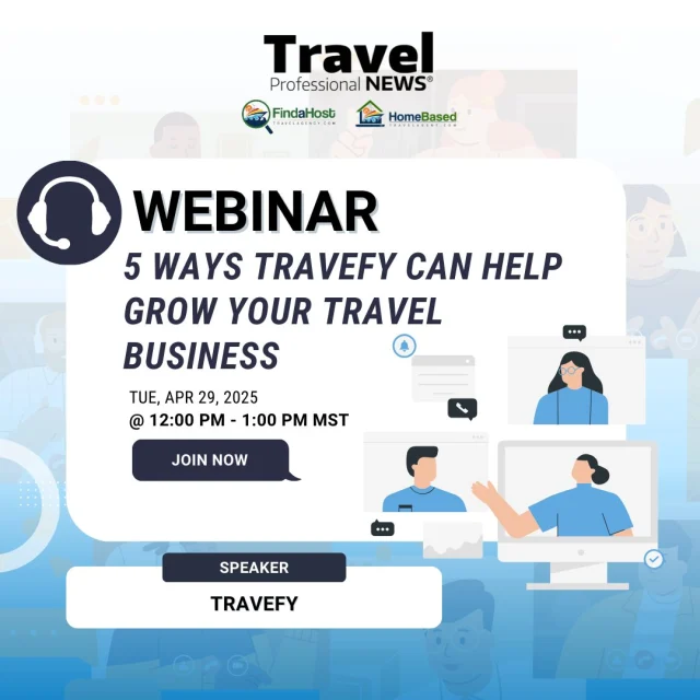 📢 NEW WEBINAR!! 
Webinar: 5 Ways Travefy Can Help Grow Your Travel Business
🗓️ When: Tue, Apr 29, 2025 | 12:00 PM - 1:00 PM MST 

🌍✨ Calling All Travel Advisors! ✨🌍

Feeling overwhelmed running your travel biz? You’re not alone — but you don’t have to do it alone.

Join our Live Webinar with @Travefy and discover 5 simple ways to grow your business in 2025 🌟
From marketing tips to referral tools, learn how to streamline the customer journey and build experiences your clients will rave about.

🚀 Take control of your growth.
🎁 BONUS: One lucky attendee will WIN a $50 Amazon Gift Card!
📅 Don’t miss out — secure your spot now!

🔗 Click the link in our bio to register.

#TravelAdvisors #TravefyWebinar #TravelBusinessTips #GrowWithTravefy #TravelPros #WebinarAlert #TravelTools #TravelWebinar #SalesGrowth #TravelSales #BusinessGrowth #Webinar #CloseMoreDeals #WinBig 
#TravelAdvisorTips #BoostYourSales #TravelWebinar #CloseTheDeal #ExpertTravelPlanning #BusinessConsultation #WinWithTravel #TravelSalesSuccess #TravelOpportunities #TravelExperience #TravelAdvisors #travelagent #travel #traveladvisor