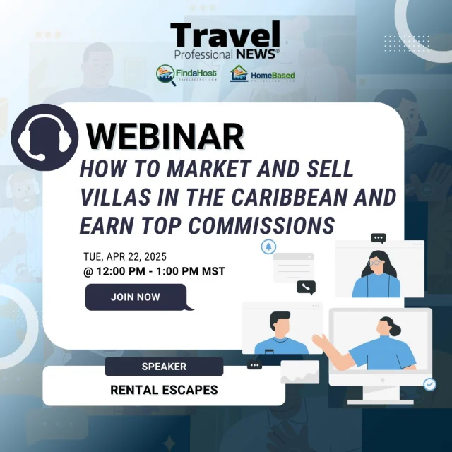 🔔 TODAY!! 
Webinar: How to Market and Sell Villas in the Caribbean and Earn Top Commissions
🗓️ When: Tue, Apr 22, 2025 | 12:00 PM - 1:00 PM MST 

🌴 Selling Caribbean Villas with @RentalEscapes 🏡

Join Willie Fernandez, Chief Marketing Officer at @RentalEscapes, for an exciting 60-minute deep dive into the fastest-growing segment in travel: luxury Caribbean villas!

Discover how to:
✅ Successfully sell high-end villas
✅ Earn top-tier commissions
✅ Leverage bespoke concierge services
✅ Tap into a portfolio of stunning Caribbean properties

🎁 THREE lucky attendees will win a $50 Amazon Gift Card!

Don’t miss this opportunity to elevate your luxury sales! 

🔗 See the link in our bio to register.

#RentalEscapes #LuxuryVillas #CaribbeanTravel #TravelSales #BusinessGrowth #Webinar #CloseMoreDeals #WinBig 
#TravelAdvisorTips #BoostYourSales #TravelWebinar #CloseTheDeal #ExpertTravelPlanning #BusinessConsultation #WinWithTravel #TravelSalesSuccess #TravelOpportunities #TravelExperience #TravelAdvisors #travelagent #travel #traveladvisor