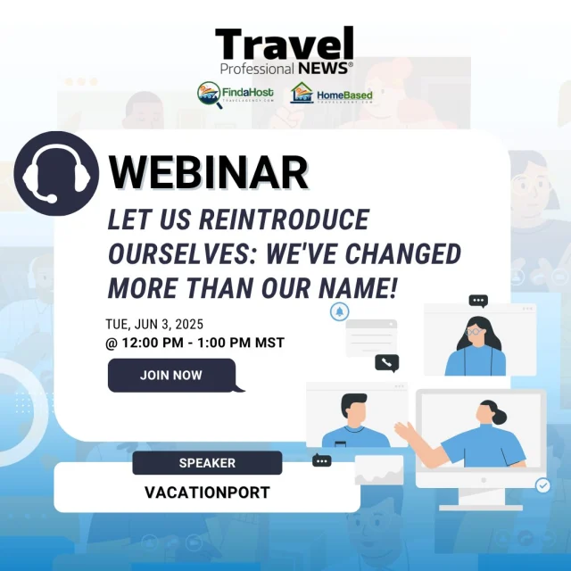 📢 NEW WEBINAR TOMORROW!! 
Webinar: Let Us Reintroduce Ourselves: We've Changed More Than Our Name!
🗓️ When: Tue, Jun 3, 2025 | 12:00 PM - 1:00 PM MST
🎤 Hosted by: @vacationport (formerly Passport Online)

🚨 Travel Advisors – Big News from a Trusted Name! 🎉🌐

For 25 years, Passport Online has powered the travel industry. Now, with a new name and a next-level suite of enhancements, they’re back to show you how to save time, grow your business, and elevate your digital presence like never before.

💡 What You’ll Learn:
✅ What’s new with @vacationport
✅ Tools to supercharge your travel agency website
✅ Done-for-you social media solutions
✅ How to work smarter with tech built just for travel advisors

🎁 BONUS: One lucky attendee will win a $50 Amazon Gift Card! 💳

👉 Don’t miss your chance to get ahead of the curve.
RSVP now and join the future of travel tech! 

🔗 See the link in our bio to register.

#VacationPort #TravelSales #BusinessGrowth #Webinar #CloseMoreDeals #WinBig #TravelAdvisorTips #BoostYourSales #TravelWebinar #CloseTheDeal #ExpertTravelPlanning #BusinessConsultation #WinWithTravel #TravelSalesSuccess #TravelOpportunities #TravelExperience #TravelAdvisors #travelagent #travel #traveladvisor