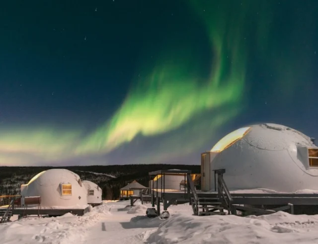 🌟 Exciting news for aurora chasers! Borealis Basecamp in Alaska is leveling up for the 2025-26 winter season! 🏔️❄️ New features and expanded options are coming to this iconic northern lights viewing resort. Get ready for an even more immersive Arctic experience just 25 miles north of Fairbanks! ✨🌌 Travel agents, this is your chance to offer clients an unforgettable adventure under the dancing lights of the Aurora Borealis. Please see the link in our bio to read the full article 🔗 #NorthernLights #AlaskaTravel #ArcticAdventure #TravelAgents #BorealisBasecamp #WinterGetaway #AuroraViewing