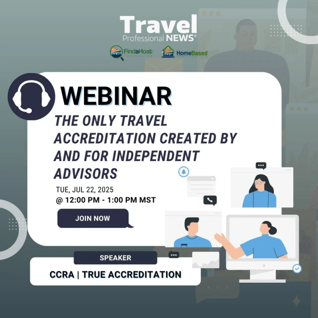 📢 NEW WEBINAR TOMORROW!! 
Webinar: The Only Travel Accreditation Created by and for Independent Advisors
🎤 Hosted by: @ccra_travel
🗓️ When: Tue, Jul 22, 2025 | 12:00 PM - 1:00 PM MST 

✅ The Only Travel Accreditation Created by and for Independent Advisors

Thinking of getting accredited?
TRUE Accreditation isn’t just a code—it’s your gateway to growth at every stage of your travel business.

Join us for a free live webinar to learn how TRUE empowers you to:

💡 New to the industry? Start strong with expert training via TARC
🏛️ Need consortia support? Gain access to Ensemble’s exclusive benefits
🤖 Want to use AI in your business? Tap into powerful AI tools
🌎 Craving supplier connections? Get curated access with TRUE Select Services

🎁 BONUS GIVEAWAYS!
💳 $250 Amazon Gift Card courtesy of @ccra_travel
💳 $50 Amazon Gift Card courtesy of @TravelProfessionalNEWS 

🔗 See the link in our bio to register.

#TRUEAdvisors #TravelWebinar #IndependentTravelAdvisor #HostAgencyLife #TravelEntrepreneur #TravelAgentSupport #TARCTraining #TravelIndustryTools #AIforAdvisors #TRUESelectServices #FutureOfTravel #TravelBusinessGrowth #CCRA #TravelProNews #TravelIndustryEvents #TravelSales #BusinessGrowth #Webinar #CloseMoreDeals #WinBig #TravelAdvisorTips #BoostYourSales #TravelWebinar #CloseTheDeal #ExpertTravelPlanning #BusinessConsultation #WinWithTravel #TravelSalesSuccess #TravelOpportunities #TravelAdvisors